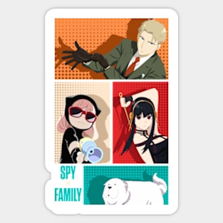 the family of spy - spy x family Sticker